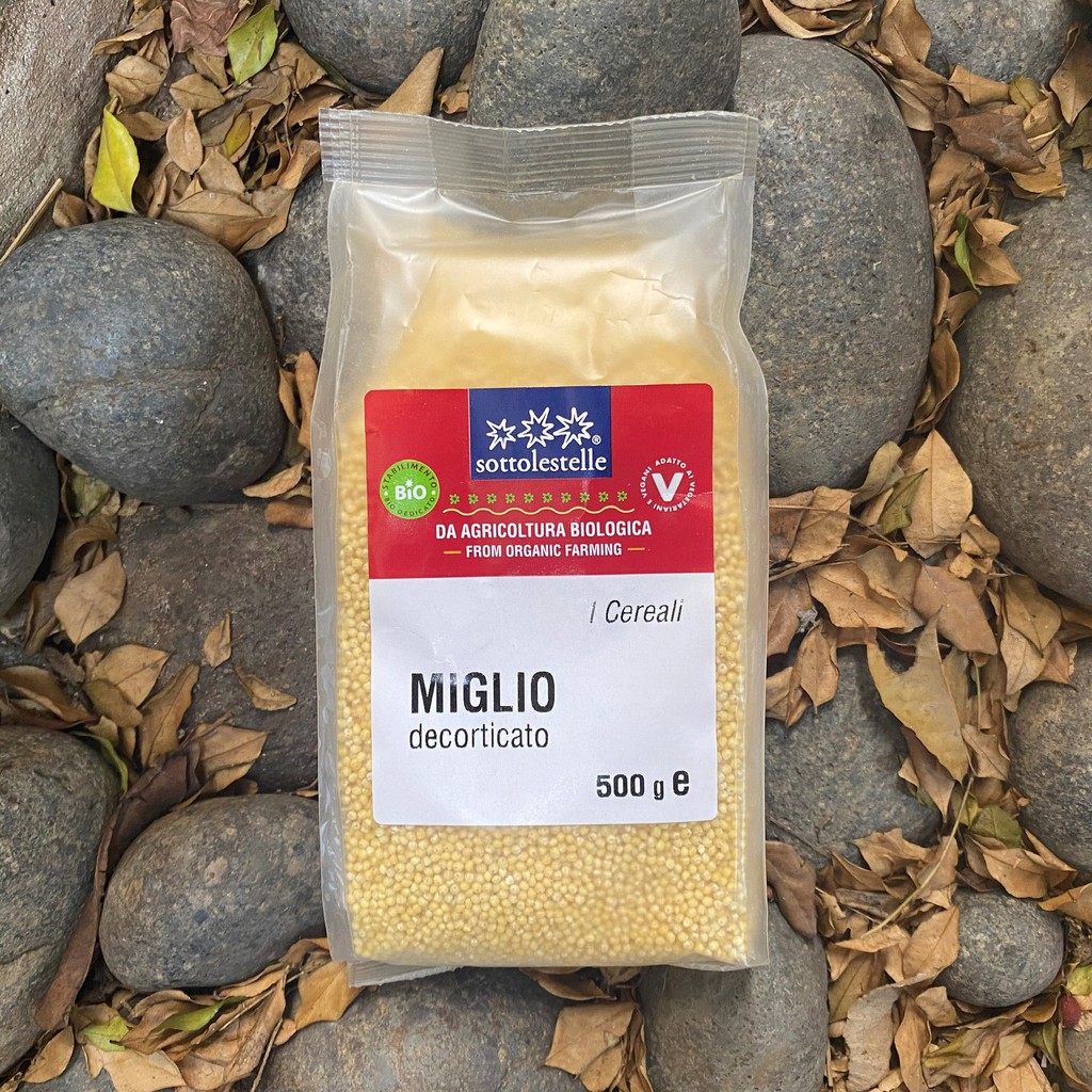 Hạt kê hữu cơ đã bóc vỏ Sottolestelle 500g