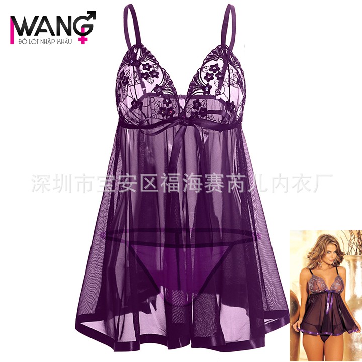 Váy ngủ bigsize sexy XL 2XL 3XL đầm ren 4XL 5XL 6XL gợi cảm | BigBuy360 - bigbuy360.vn