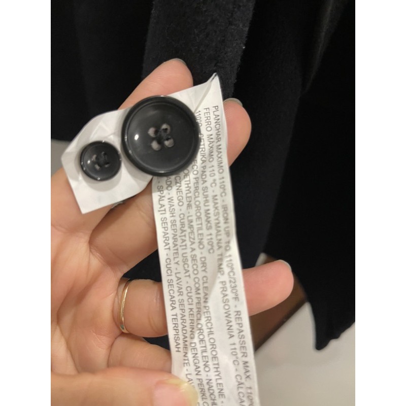áo dạ khâu tay Zara của Nam, size XXL