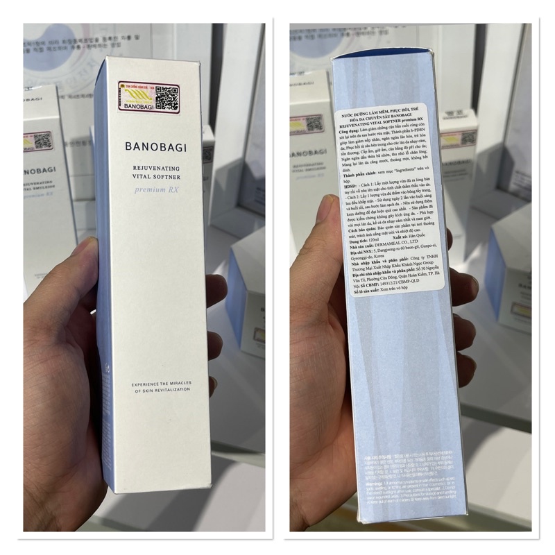 Nước Thần Cấp Ẩm Trẻ Hóa Da Chuyên Sâu BANOBAGI Rejuvenating Vital Softner 120ml