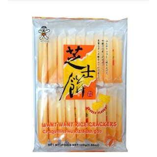 Bánh Quy Gạo Want Want Vị Phô Mai - 108g