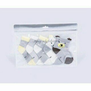 Sét 5 đôi tất lưới cao cổ cho bé