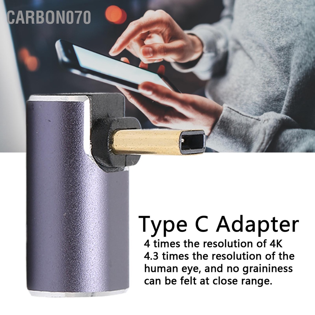 Đầu ChuyểN ĐổI Type C Sang ĐầU CắM 40GB 8K At 120Hz 100W Cho ThiếT Bị Type C