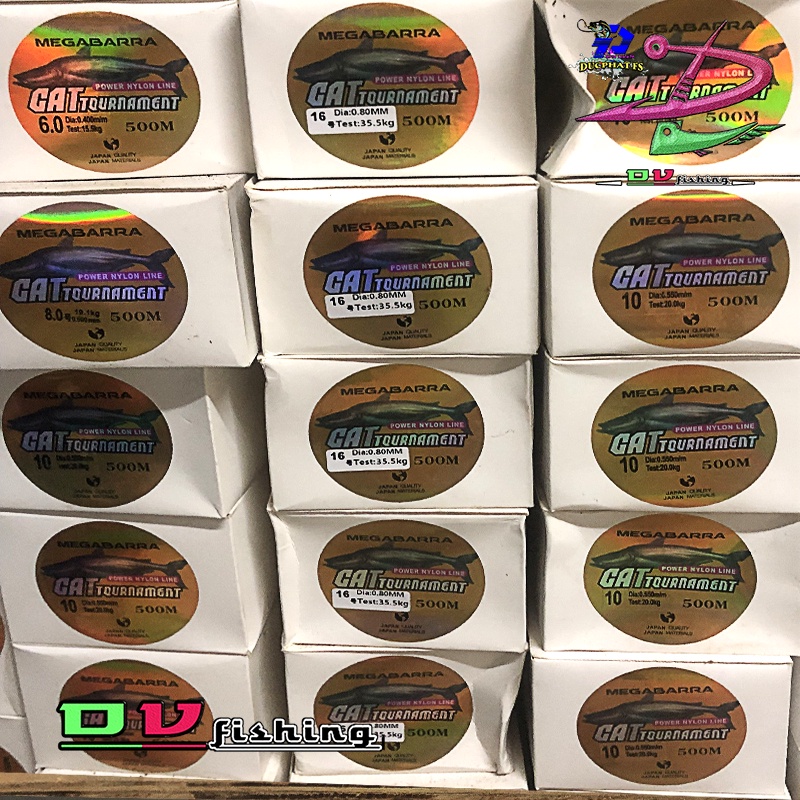 Dây Cước Câu Cá (MEKONG megabarra) 500m Chuyên Săn Hàng, làm thẻo, chùm nho.
