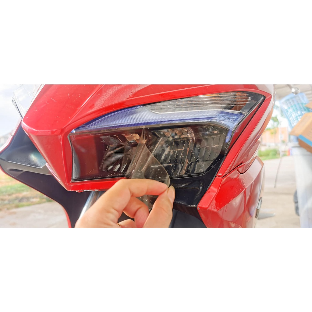 PPF Honda Air blade 2018 2019 ..... PPF dán bảo vệ chóa đèn , xước tự phục hồi , PPF USA