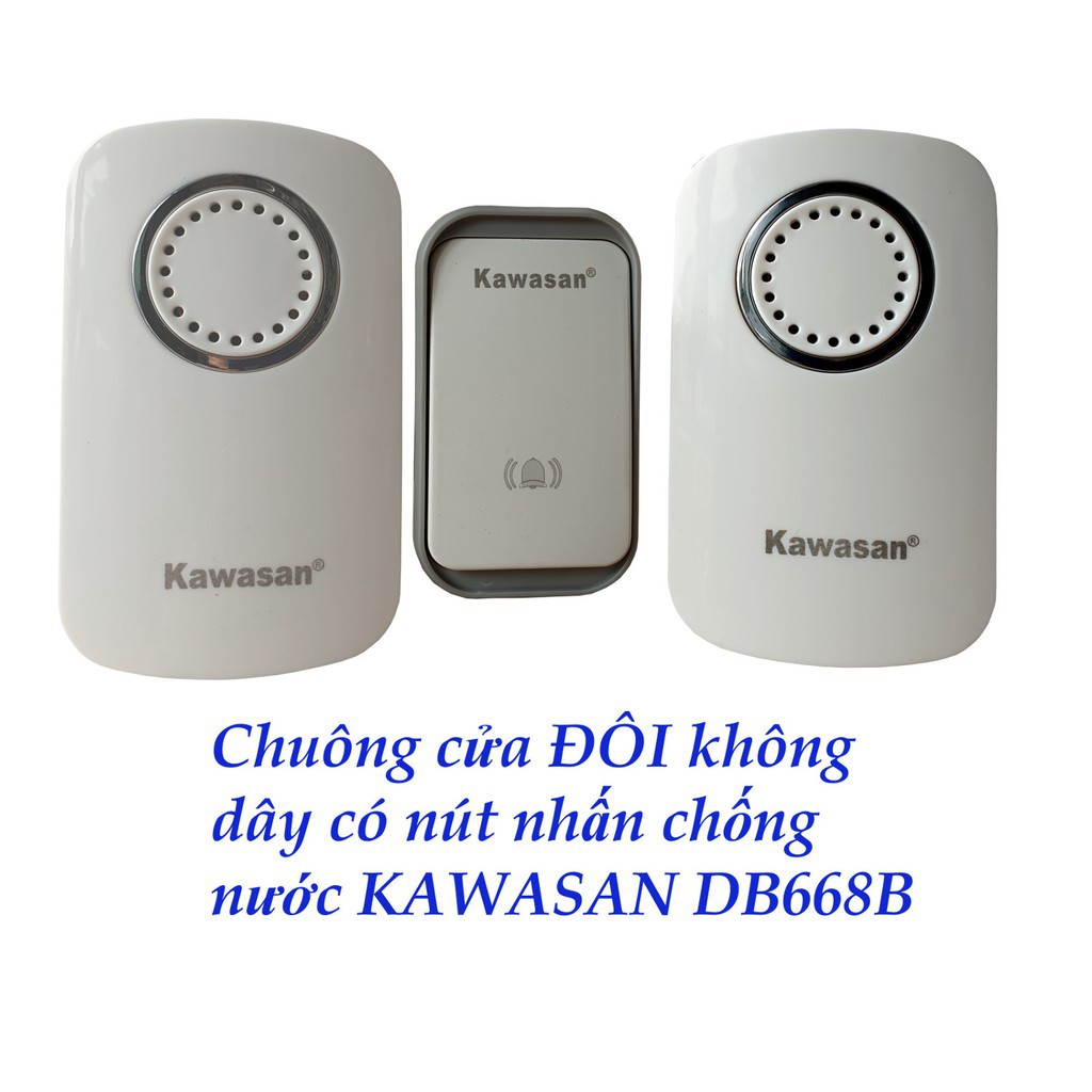 (Kawasan) CHUÔNG CỬA KHÔNG DÂY KW-DB668B GIÁ RẺ