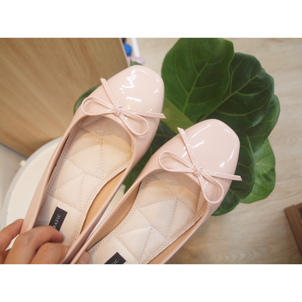 BỆT BÓNG NƠ MŨI VUÔNG SIÊU XINH | BigBuy360 - bigbuy360.vn