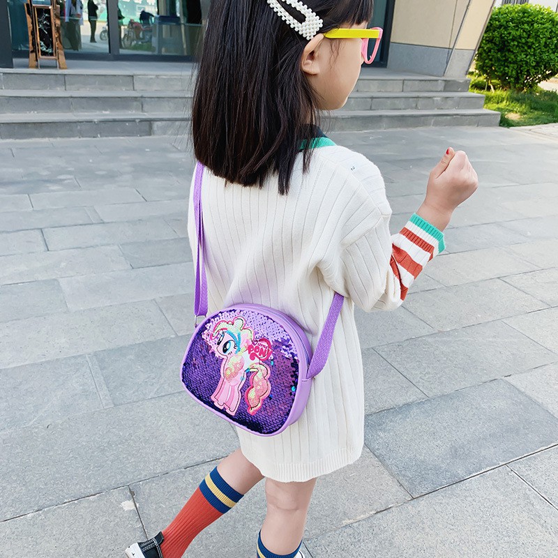 Túi đeo chéo hình ngựa Little Pony dễ thương thời trang dành cho bé gái