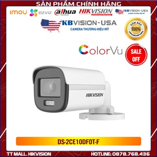 Camera HDTVI Starlight Hikvision DS-2CE10DF0T-F  có màu hàng chính hãng bảo hành 2 năm