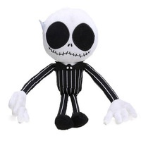Búp Bê Nhồi Bông Hình Đầu Lâu Đen 50CM Trong Phim The Nightmare Before Christmas Jack Skellington Sally
