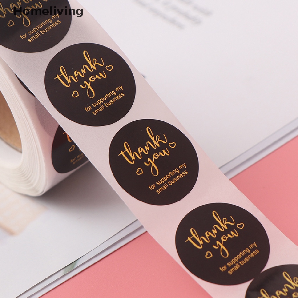 Cuộn 500 Nhãn Dán Thank You Trang Trí Sổ Tay