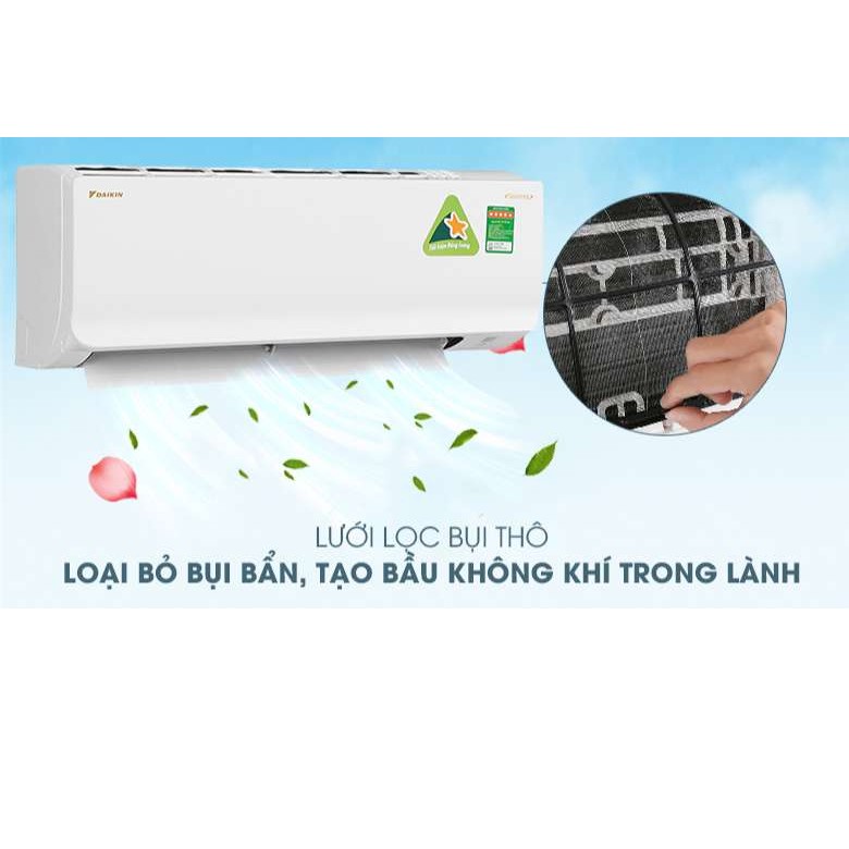 FTKA35VAVMV- MIỄN PHÍ CÔNG LẮP ĐẶT-Điều Hòa Daikin 12000Btu 1 Chiều Inverter FTKA35VAVMV