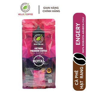 Cafe nguyên chất túi Zipper ROYAL Hello 5 Coffee - Túi 250g