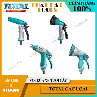 Vòi xịt tưới cây rửa xe rửa sân Total  - Dụng cụ xịt rửa đa năng chính hãng - Dụng cụ Phát Đạt
