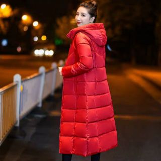 (Hàng od QC) Áo phao nữ dáng dài