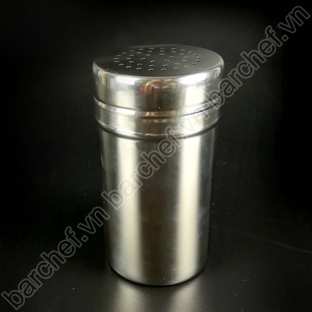 Lọ rắc đường, hạt, bột inox size L (kích thước 69x67x118 mm)