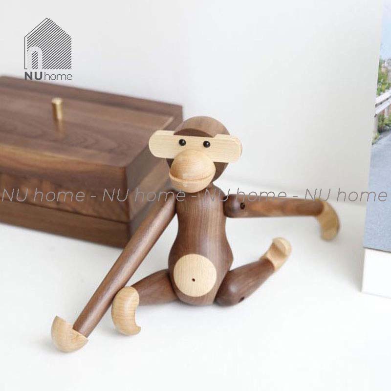 nuhome.vn | Khỉ gỗ cao cấp được thiết kế đẹp mắt làm bằng chất liệu gỗ tự nhiên