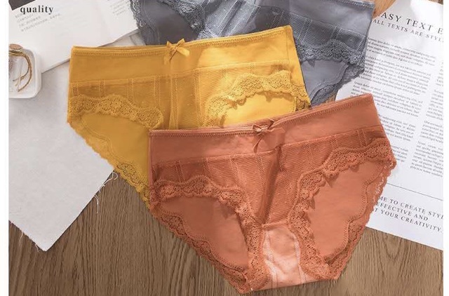 Quần lót nữ ren cao cấp phối cách điệu rất xinh quần chip size m .l .xl ms 2212