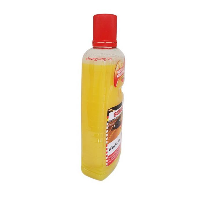 Nước rửa xe và wax bóng sơn kết hợp Sonax Wash &amp; Wax 313341 1000ml