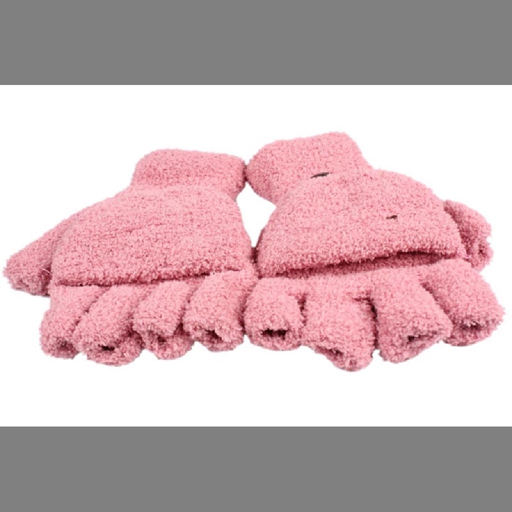 Găng Tay Hở Ngón Giữ Ấm Mùa Đông Thời Trang Cho Nữ