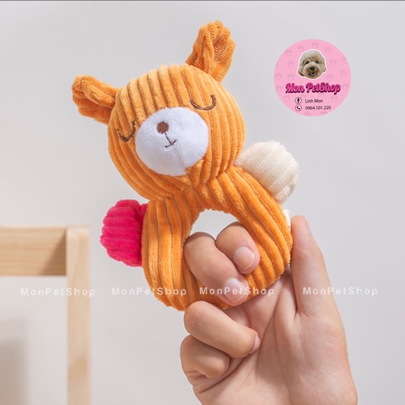 Đồ chơi thừng gặm có chíp chíp kêu cho thú cưng