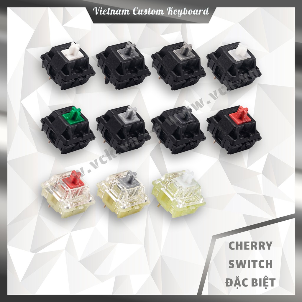 11 Loại Cherry Switch Đặc Biệt | Cherry Silent | Cherry Nature | Cherry Special | VCK