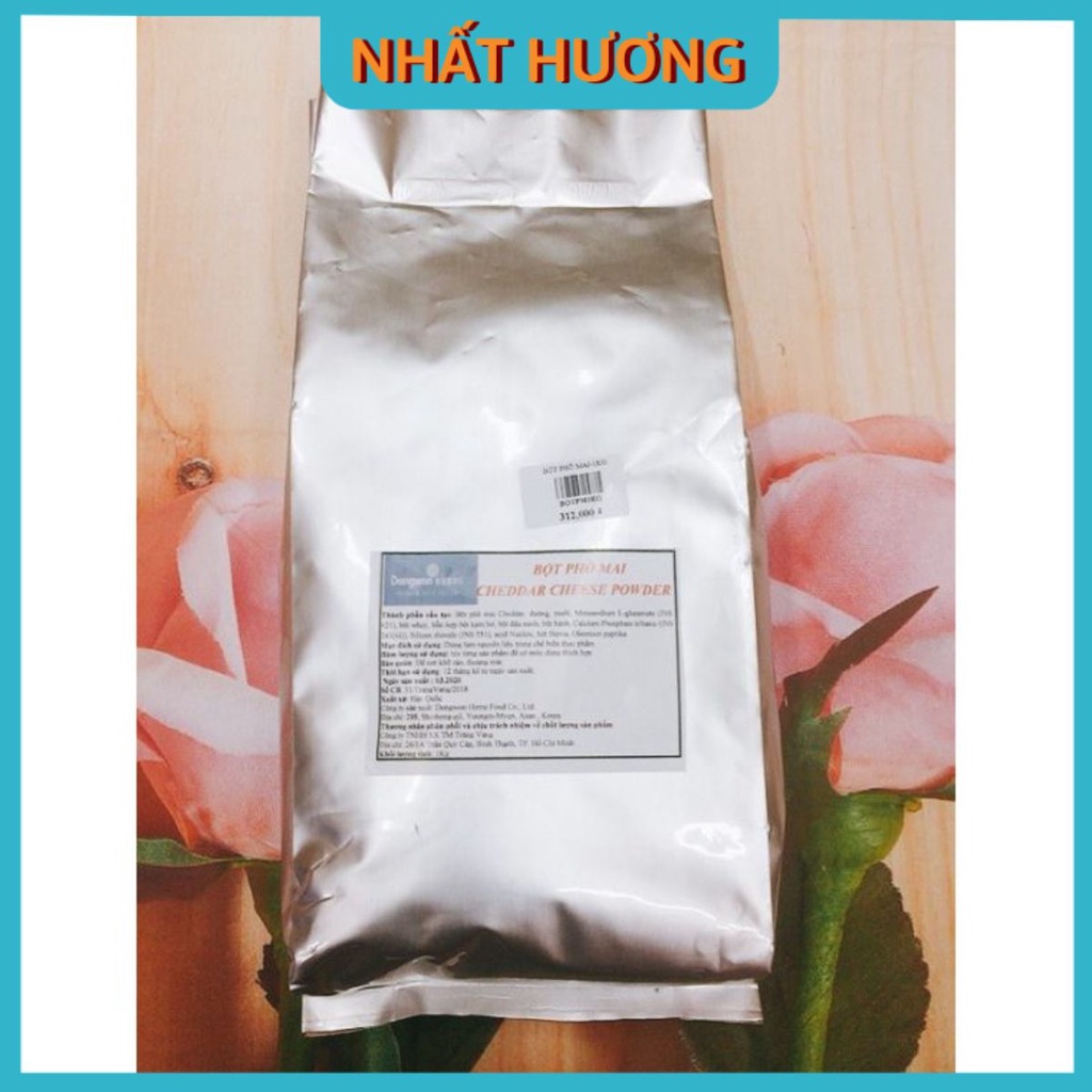 Bột Cheese Phô Mai Tự Nhiên Màu Cam 1kg