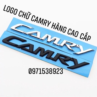 LOGO CHỮ CAMRY CAO CẤP ĐEN VÀ TRẮNG GIÁ RẺ