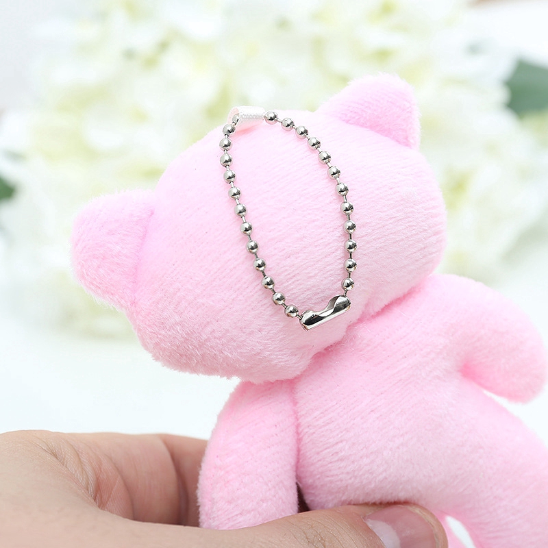 Gấu Nhồi Bông 9cm Thiết Kế Có Móc Khóa