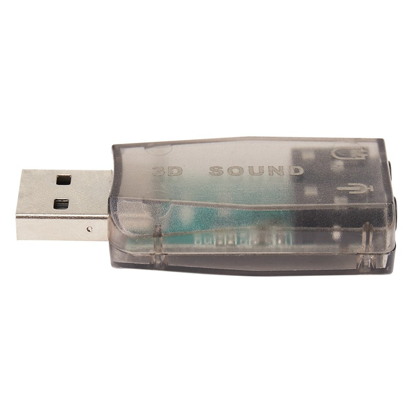 Usb Chuyển Đổi Thẻ Âm Thanh Ngoài Với Giắc Cắm Tai Nghe Và Micro Cho Usb