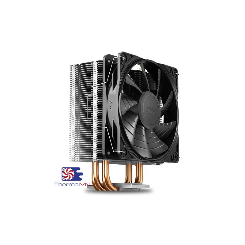 Quạt tản nhiệt cpu DeepCool GAMMAXX 400S - Hiệu năng giảm nhiệt cực tốt, hỗ trợ socket 115x, 1366, AMD