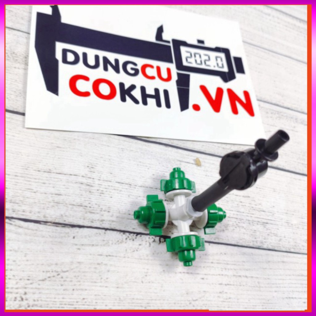 20 Béc phun sương 4 tia, kèm khởi thủy gắn ống 6-8 ly dùng tưới cây, tưới lan