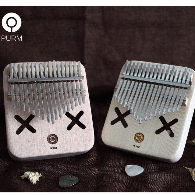 [Phiên bản giới hạn] Đàn kalimba 17 phím gỗ Đàn hương PURM -H00039572- Icon hoa mắt