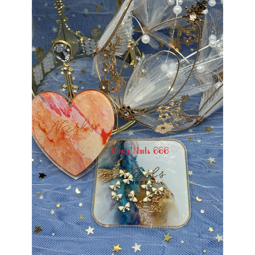 charm trang trí nail mã mới