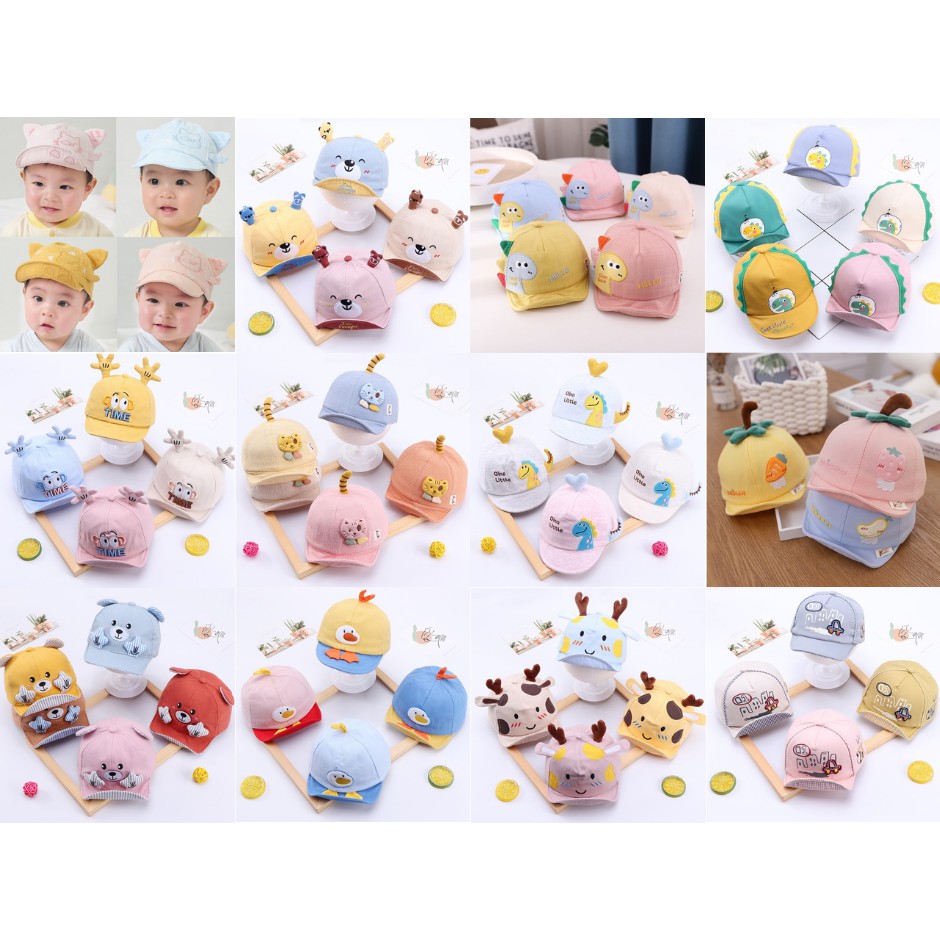 NÓN KẾT TRẺ EM NHIỀU MẪU DỄ THƯƠNG CHO BÉ TỪ 6M - 24M