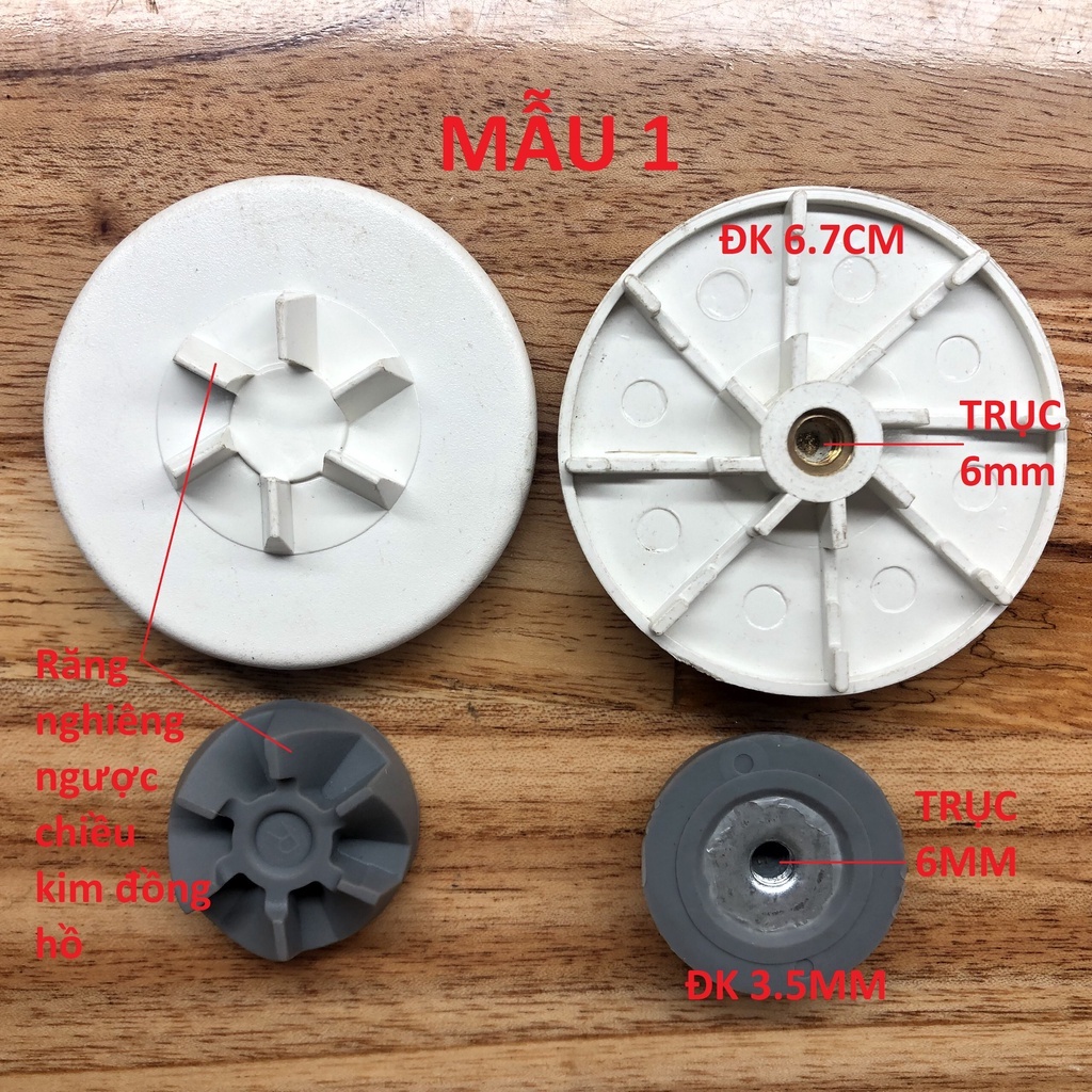 Bộ Bánh răng, vấu truyền động cơ, nhông máy xay sinh tố, màu sắc ngẫu nhiên