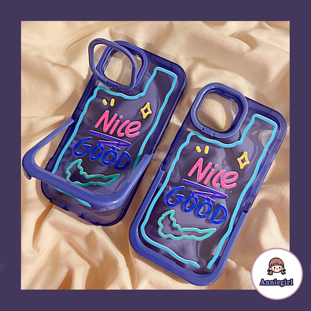 Ốp Điện Thoại TPU Mềm Họa Tiết Graffiti Có Đệm Khí Chống Vỡ Và Giá Đỡ Cho IPhone 14 13 12 11 Pro Max