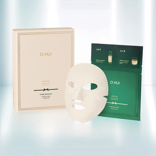 Mặt Nạ 3 Bước Căng Bóng Chống Lão Hoá Ohui Prime Advancer Ampoule Mask 3 Step Set 37ml