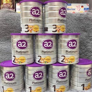 Sữa A2 platinum nắp tím số 1 Sữa A2 platinum nắp tím số 1 hộp sắt 900g