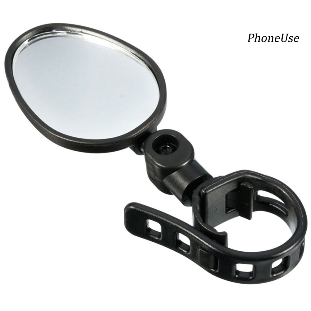 Gương chiếu hậu xoay 360 độ gắn tay lái xe đạp