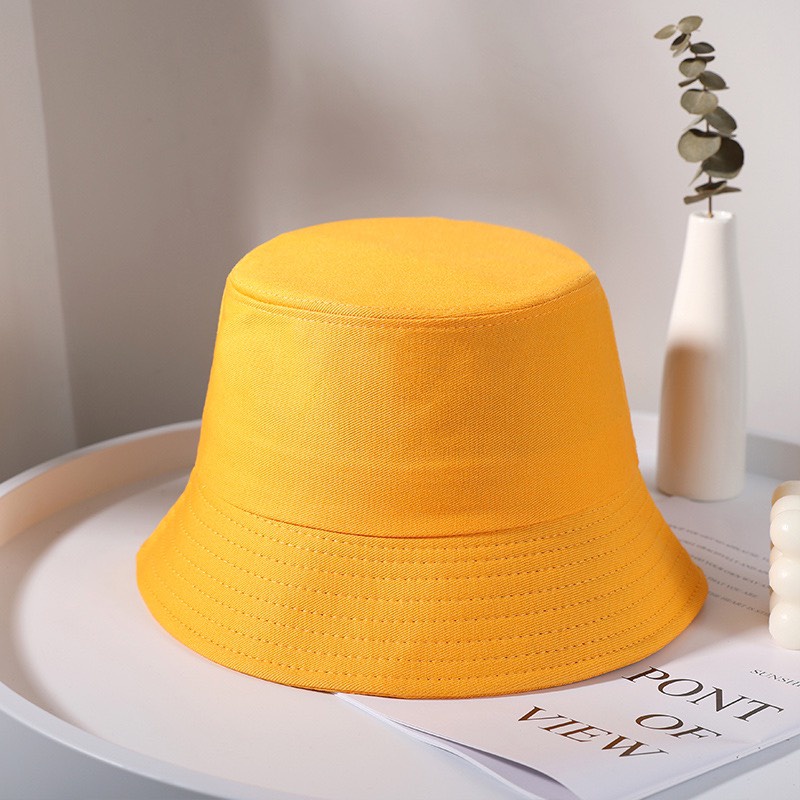 Mũ Bucket Trơn Nón Tai Bèo Vành Cụp Trơn Nhiều Màu Sắc Ulzzang Form Unisex Nam Nữ - Hazo