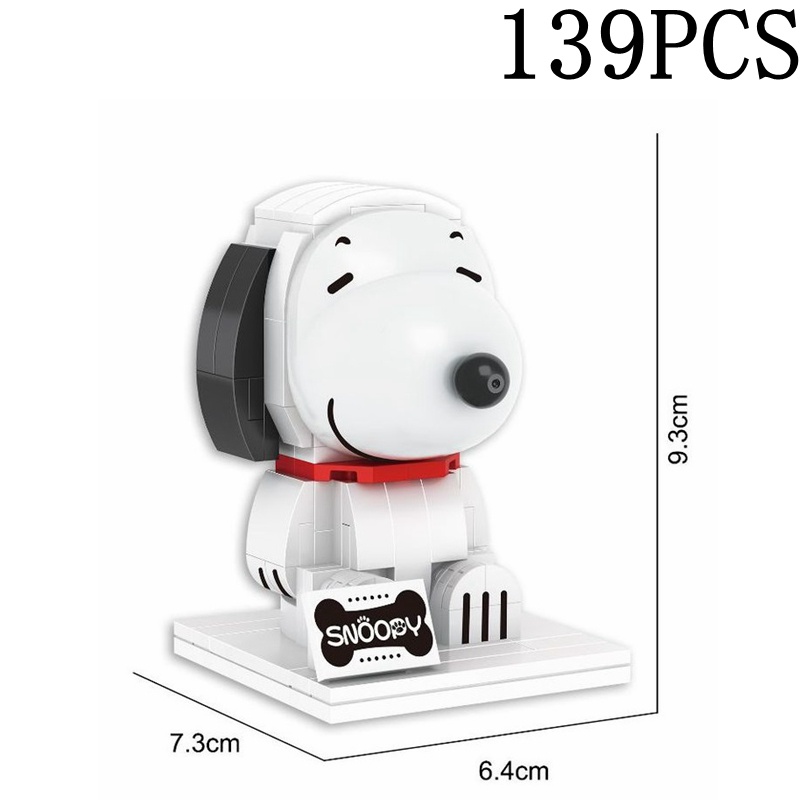 Đồ chơi lắp ráp SLUBAN mô hình chú chó snoopy cho bé
