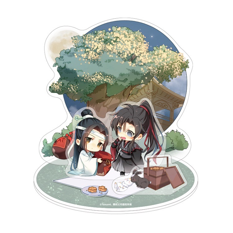 Mô hình Standee MA ĐẠO TỔ SƯ CHIBI Lam Vong Cơ Ngụy Vô Tiện trần tình lệnh tượng mica mô hình chibi anime