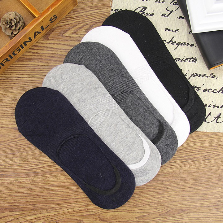 [ xả kho ] Combo 5 đôi tất lười TB01 chất liệu mềm mại, thoáng khí