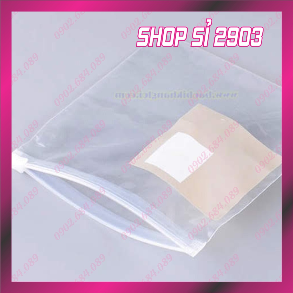 1 KgTúi zip có khóa kéo- Túi zip đóng quần áo