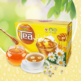 Trà hoa cúc mật ong hòa tan Thanh Bình (Bến Tre) - Dạng gói và dạng lon
