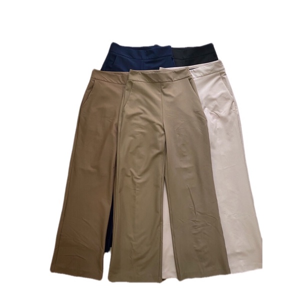 ✨Quần culottes hack dáng kéo khoá hông