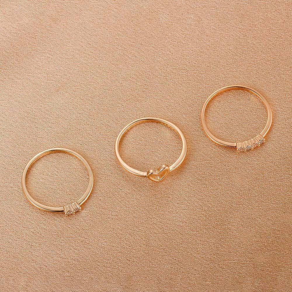 Nhẫn Kim Loại WMES15H Họa Tiết Trái Tim Vintage Thời Trang Cho Nữ