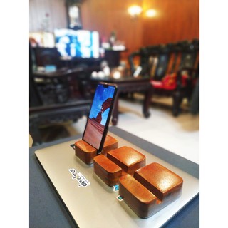 Giá đỡ điện thoại iphone / ipad bằng gỗ lim