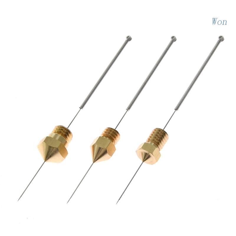Set 10 Kim Làm Sạch Vòi Phun 0.2 / 0.25 / 0.3 / 0.35 / 0.4mm Chắc Bền Và Bền